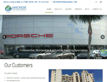 Tablet Screenshot of anchorpainting.com